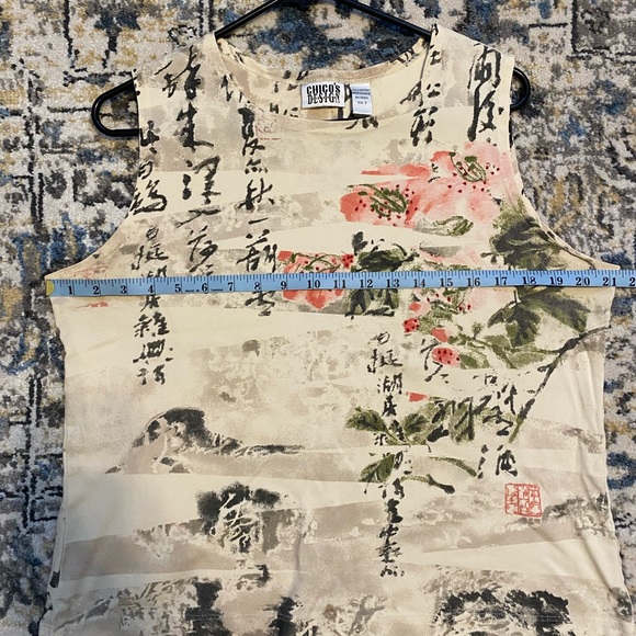 Chico’s Design Patterned Tank - Picture 4 of 5